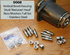 Vertical Bevel Housings :5/16" Studs/Nuts/Washers: Stainless Steel (Set)