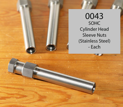 SOHC Sleeve Nuts (Head Bolts) For Model 30/30M: Stainless Steel - Each
