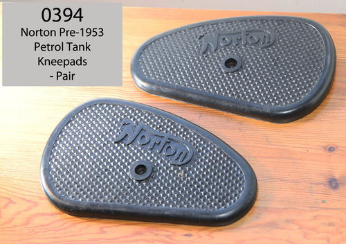 'Norton' Kneepads to Fit International and OHV/SV Petrol Tanks - Up to 1953 (Pair)