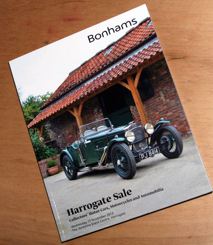 Bonhams Catalog - 13th November 2013: Harrogate Sale - Cars &amp; Motorcycle Auction