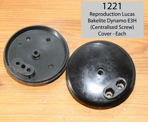 Reproduction Lucas E3H Dynamo Bakelite Cover - Centralised Screw: Each