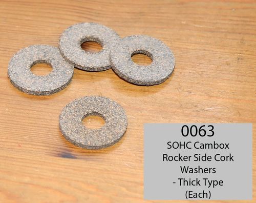 SOHC Rocker Bearing Cork Side Washer - Thick (Each)