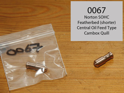 SOHC Camshaft Oil Feed Plunger - Featherbed Type Cambox