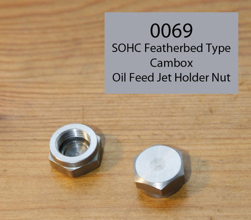 SOHC Featherbed Camshaft Oil Feed Jet Holder Nut (Each)