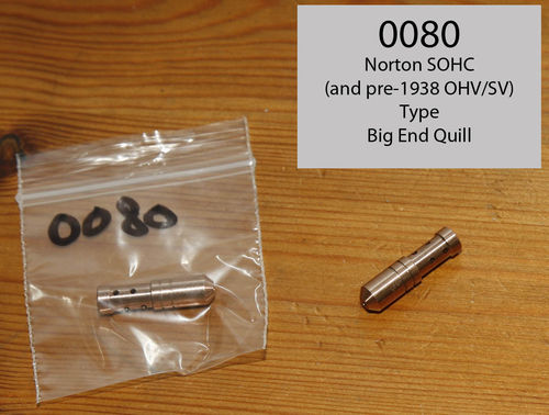 SOHC Big End Oil Feed Quill Plunger (and pre 38 OHV/SV type)