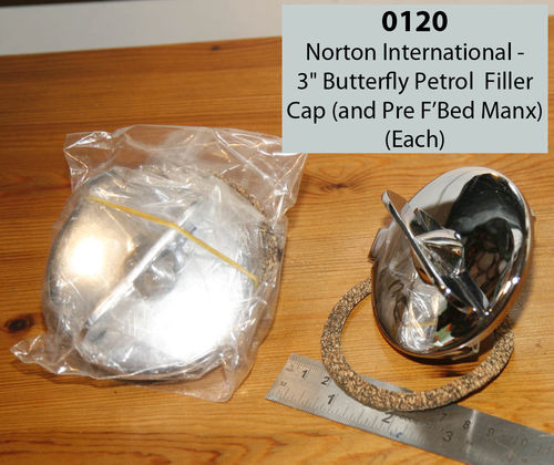 Norton International - 3" Butterfly Filler Cap