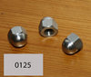 Manx Bolt-thru Petrol Tank - 5/16" BSC Domed Nuts: Stainless Steel Polished