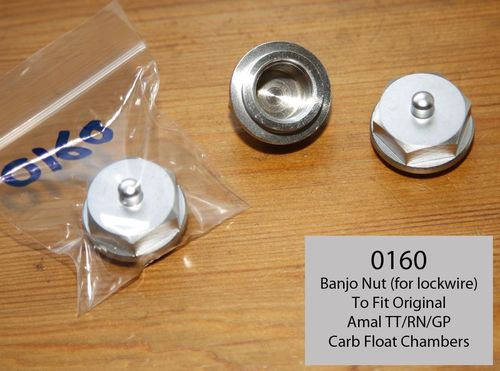 TT (and RN) Float Chamber Banjo Nut