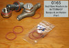 Red Fibre Washers To Fit Original Amal TT, RN and GP Jet Holder and Banjos  (Pair)