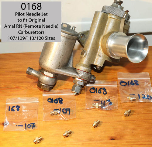 Needle Jets to fit original Amal 10RN (Remote Needle) carburettors - various sizes (Each)