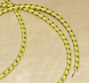 HT Cable - Yellow and Black Cloth : Competition Lead 1930's-40's