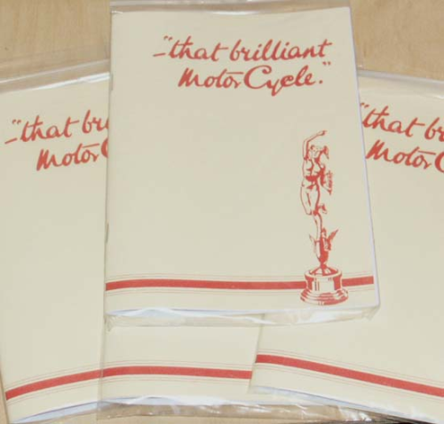 1931 Review and 1932 Norton Range - 'That Brilliant Motorcycle' - Facsimile