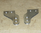 Lasercut Front Saddle Extension Brackets - Norton singles and others (Pair)