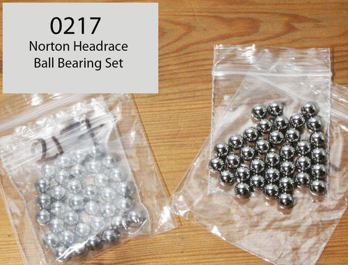 All Norton Pre-Featherbed Models - Head Race Bearing - Ball Sets