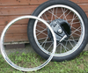 Alloy Front Rim : 21 Inch WM1 Flanged - SOHC Inter and SOHC Manx models