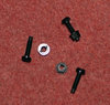 Racing Number Plates Fixing Screw/Nuts- Black
