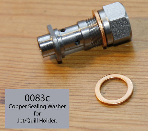SOHC (and pre-war OHV/SV) Jet Holder Nut - Copper Washer (Each)