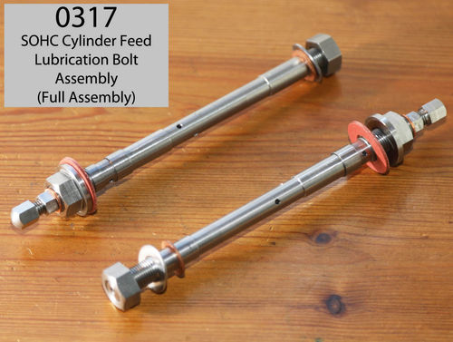 Cylinder Lubrication Feed Bolt Kit  - Stainless Steel (Full Assembly of Parts)