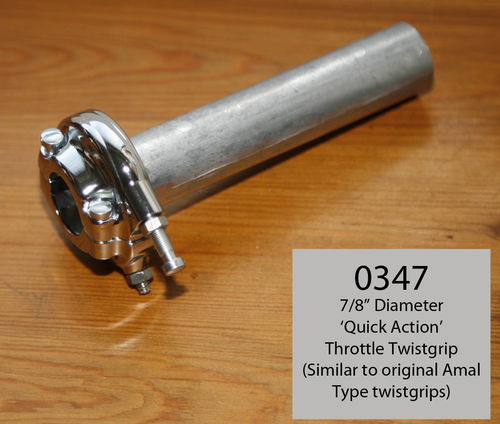Throttle Twistgrip - Quick Action Type 7/8" Bar Size