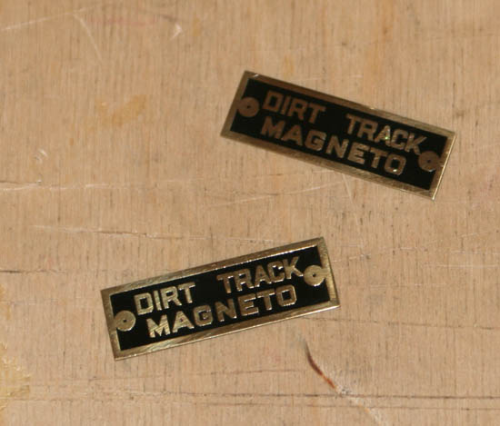 BTH KD1 'Dirt Track Magneto' Plate