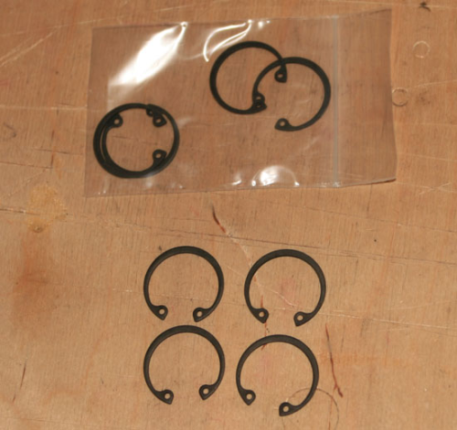 Pack of Four - Circlips for Piston Gudgeon Pin