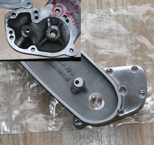 SOHC Inner Timing Cover - Aluminium : With Breather Hole