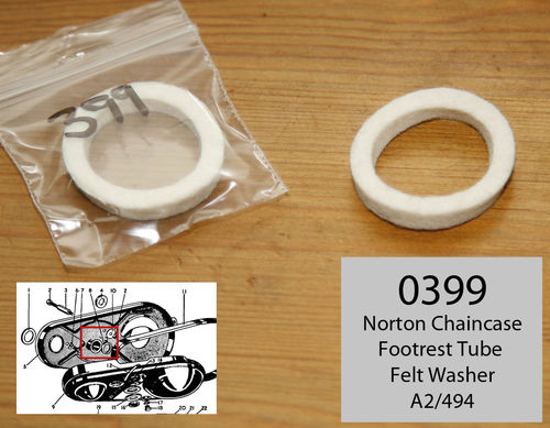 Norton Chaincase Felt Washer