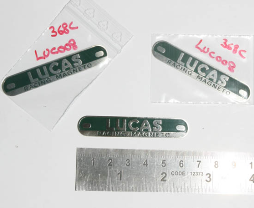 Lucas Racing Magneto Plate - Green