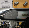 'Norton' Kneepad Rubber - Original Type Fixing Screws: SOHC (5/16") SS - Pair