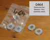 Norton Gearbox Pointer or Chaincase Attachment Bolt Pan Washers (Stainless steel) - Pair