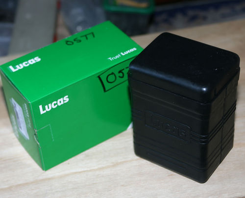 Genuine Lucas B38-6 (Large Rubber Style) Battery Box - PU7D