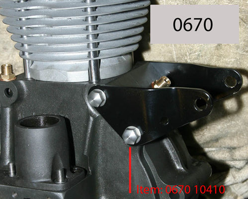 SOHC 10410 M30/M40 7/16" Engine Plate Lower Bolt/Nut Set - Stainless Steel