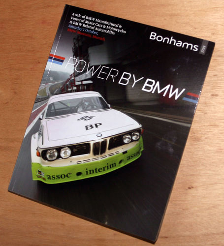 Bonhams Catalog - 1st October 2011: BMW Museum Munich - Cars &amp; Motorcycle Auction