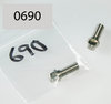 Douglas 2 3/4hp - Early Square Brake Lock Ring Bolt - 26tpi BSC Thread (Stainless Steel)