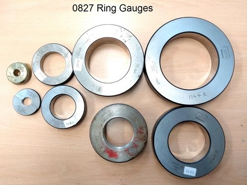 0827 Ring Gauges Various Sizes