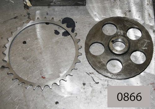 Douglas 2 3/4hp - Early 5 Hole Gearbox Sprocket - Tooth Replacement Service <Special Order>