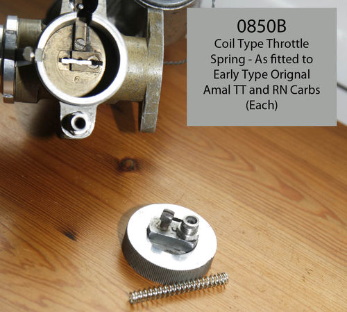 Air Adjuster Spring or Early Type Throttle Spring to fit Original Amal TT/RN carbs (Each)