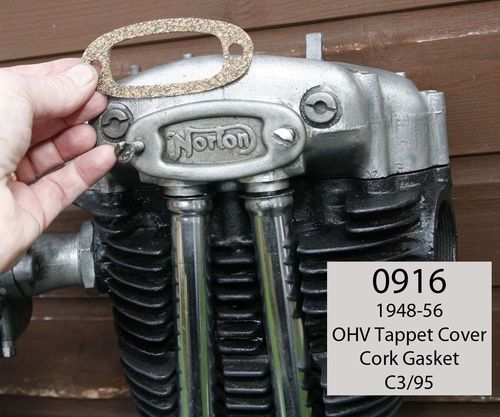Norton OHV Tappet Cover Cork Gasket : 1948 - 1956 Type