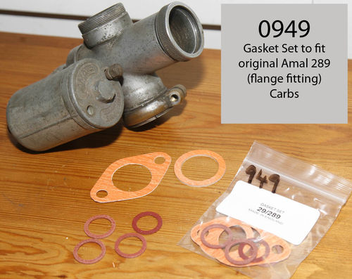 Gasket Set to Fit Original Amal 289 Type (flange fitting) Carburettors