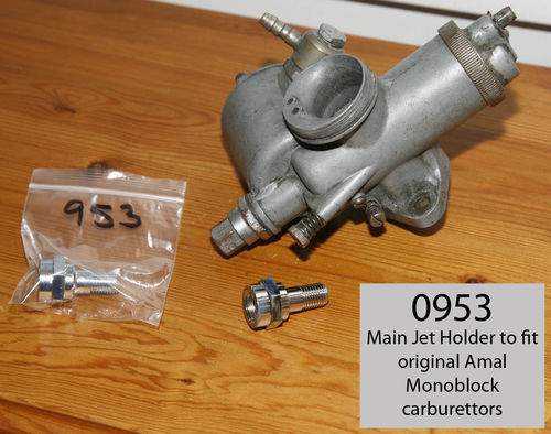 Main Jet Holder to fit Original Amal Monobloc Type Carburettors