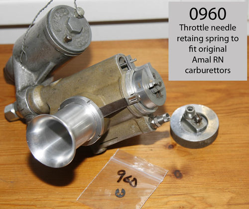 Clip Spring to hold (Remote) Needle on Original Amal RN Carburettors