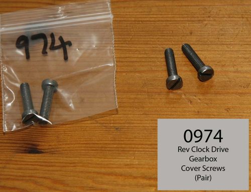 Outer Timing Cover - Rev Clock Gearbox Mounting Screws (Pair)