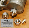 Douglas 2 3/4hp - Original Amac Carburettor Float Chamber Bottom Nut and Brass Ferrule (Pair)
