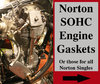 Gaskets - 1. Norton SOHC Gaskets, Shims and Seals