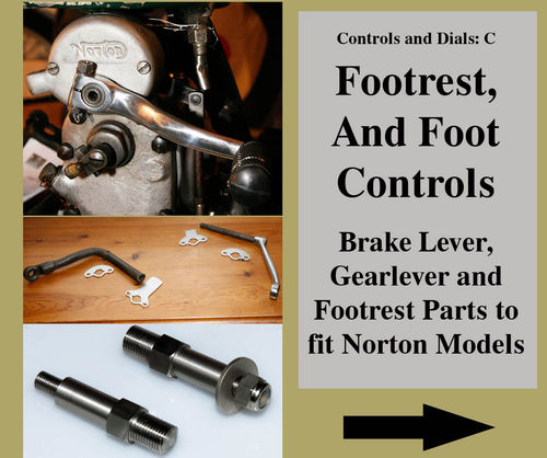 Controls - 3. Footrest, Gearlever and Brake Pedal Parts
