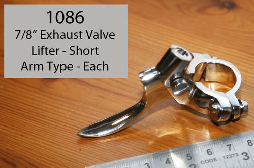 Exhaust Valve Lifter Lever Assembly: 7/8" Handlebar, Short Lever Type (Each)