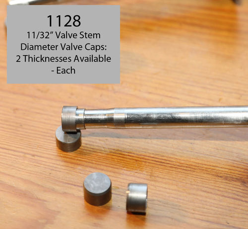 11/32" Stem Diameter Valve Cap (Two Thicknesses Available) - SOHC Inlet - Each