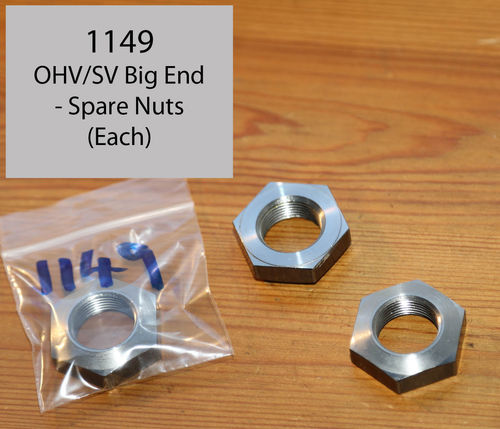 OHV/SV Big End -Spare End Nuts - Each