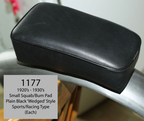 1920's - 1930's Style - Small Type Sports Bike/Racing Bike Bum Cushion Pad (Steel Bottom)