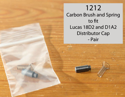 Lucas 18D2 and D1A2 Distributor Cap Brush and Spring (See Listing) - Each